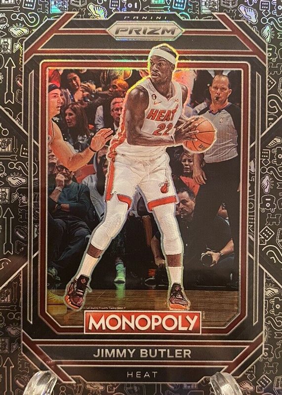 Jimmy Butler 2022 Prizm Monopoly #46 Black Icons RAW