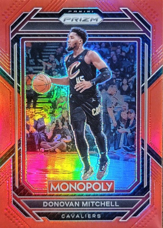 Donovan Mitchell 2022 Prizm Monopoly #18 Red /99 PSA 9