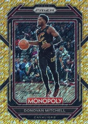 2022 Prizm Monopoly #18 Gold Money Shimmer /500
