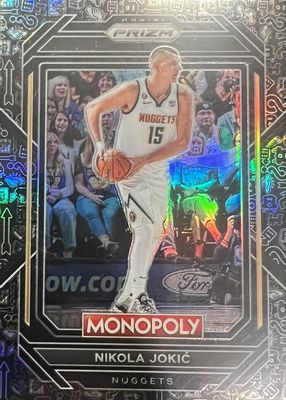 2022 Prizm Monopoly #22 Black Icons