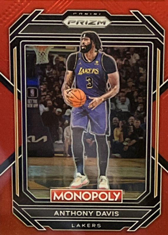 Anthony Davis 2022 Prizm Monopoly #41 Red /99 PSA 10