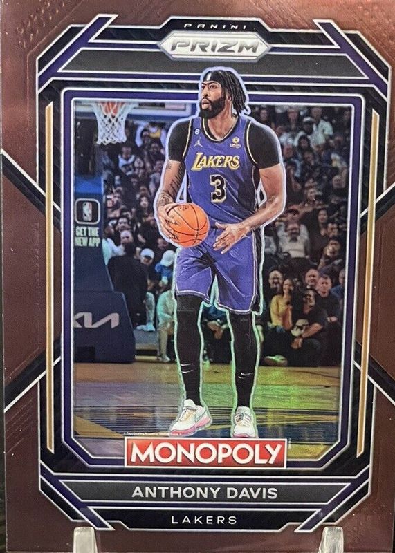 Anthony Davis 2022 Prizm Monopoly #41 Brown /249 PSA 10