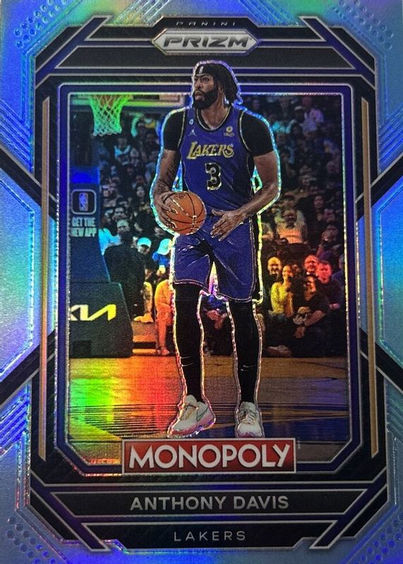 Anthony Davis 2022 Prizm Monopoly #41 Light Blue /199 PSA 10