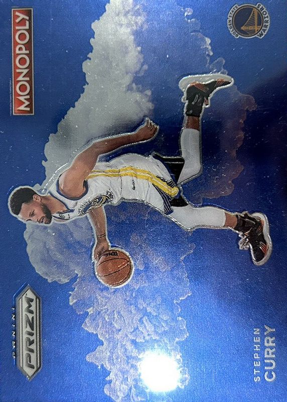 Stephen Curry 2022 Prizm Monopoly #CB-8 Color Blast /(SSP) SGC 10