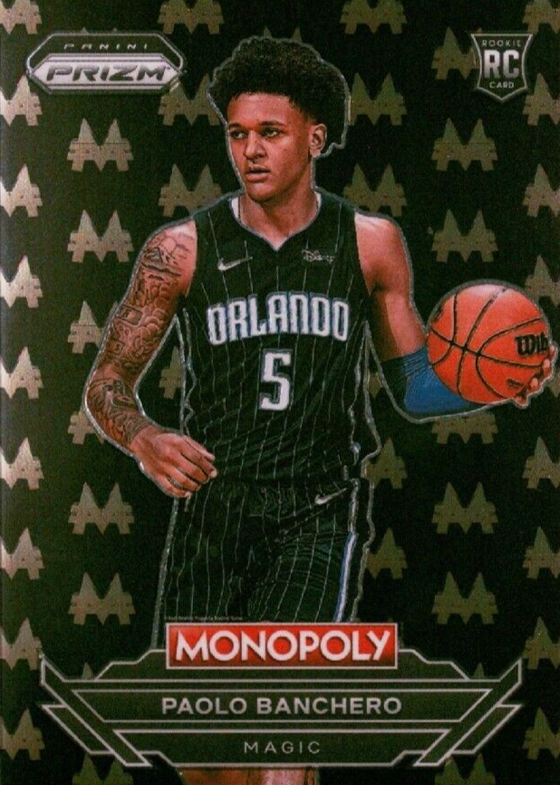 Paolo Banchero 2022 Prizm Monopoly #M21 Money - Black /(SSP) Price