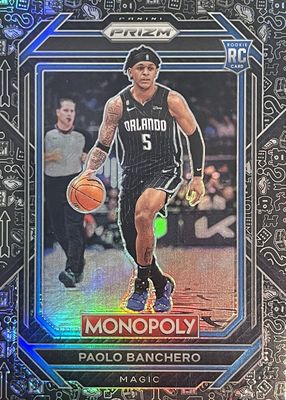 2022 Prizm Monopoly #66 Black Icons