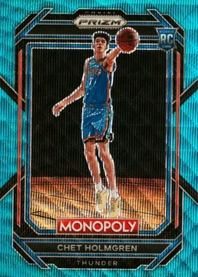 2022 Prizm Monopoly #63 Teal Wave