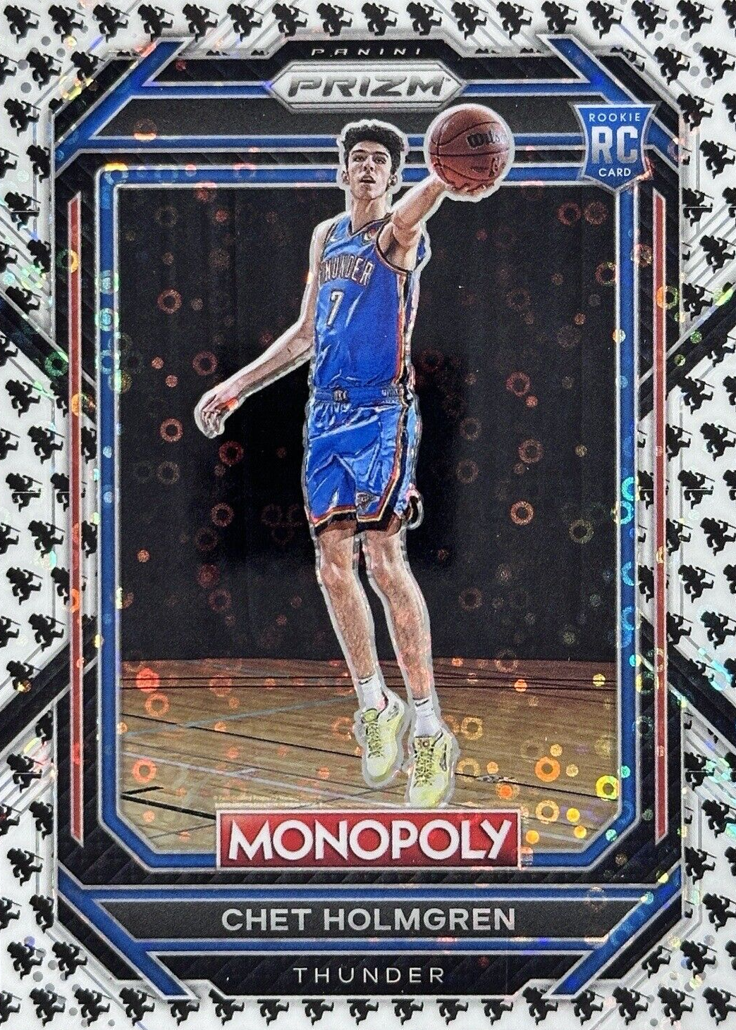 Chet Holmgren 2022 Prizm Monopoly #63 Running Mr. Monopoly Price