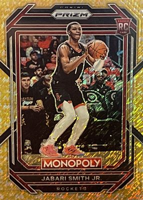 2022 Prizm Monopoly #32 Gold Money Shimmer /500