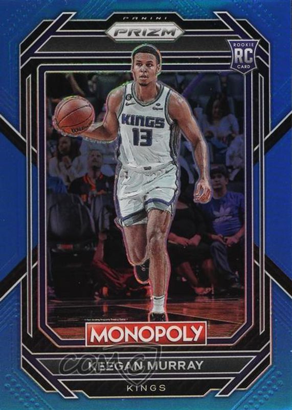 Keegan Murray 2022 Prizm Monopoly #78 Blue /15 Rookie PSA 10