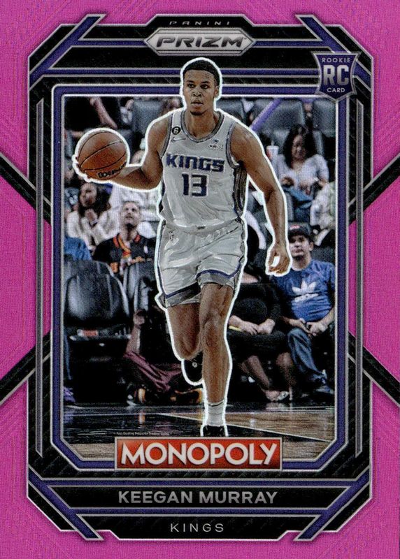 Keegan Murray 2022 Prizm Monopoly #78 Pink /149 Rookie PSA 10