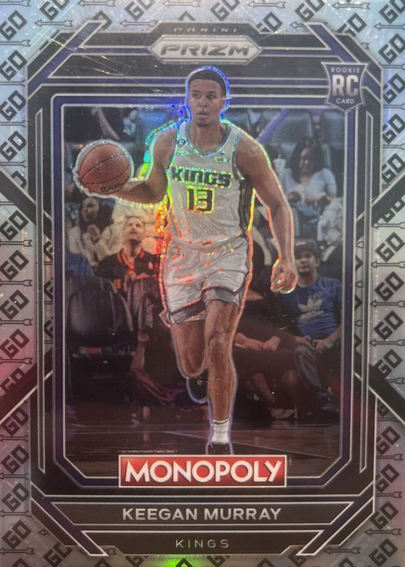 Keegan Murray 2022 Prizm Monopoly #78 GO Space Rookie PSA 10