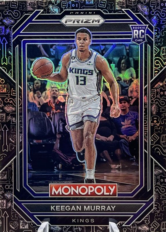 Keegan Murray 2022 Prizm Monopoly #78 Black Icons Rookie PSA 10