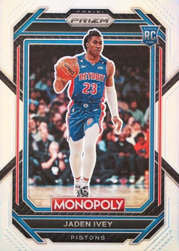 Jaden Ivey 2022 Prizm Monopoly #26 Silver Rookie RAW