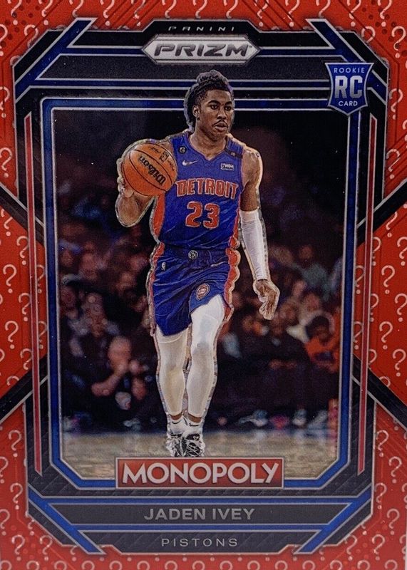 Jaden Ivey 2022 Prizm Monopoly #26 Question Mark Rookie PSA 9