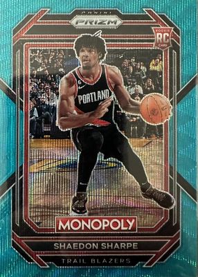2022 Prizm Monopoly #74 Teal Wave