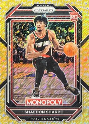 2022 Prizm Monopoly #74 Gold Money Shimmer /500