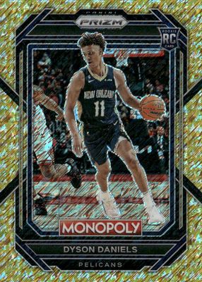 2022 Prizm Monopoly #57 Gold Money Shimmer /500
