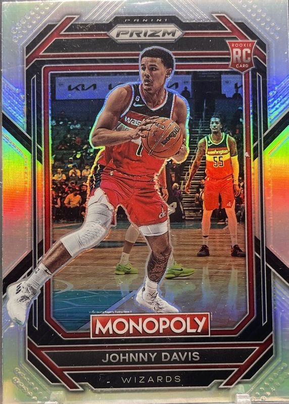 Johnny Davis 2022 Prizm Monopoly #90 Silver Rookie PSA 10