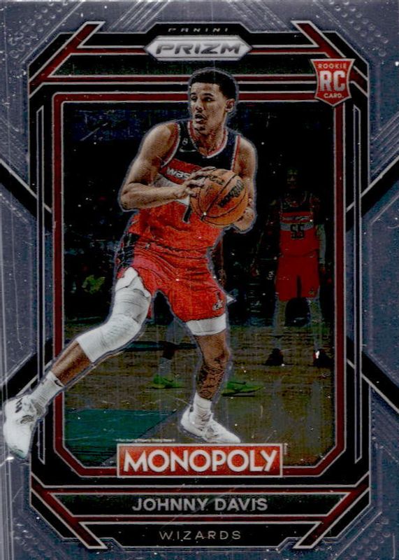 Johnny Davis 2022 Prizm Monopoly #90 Base Rookie PSA 10