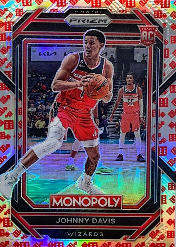 Johnny Davis 2022 Prizm Monopoly #90 Red Dice Rookie PSA 10