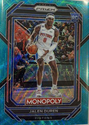 2022 Prizm Monopoly #27 Teal Wave