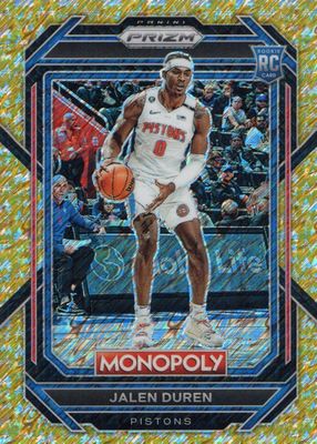 2022 Prizm Monopoly #27 Gold Money Shimmer /500