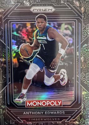 2022 Prizm Monopoly #53 Black Icons