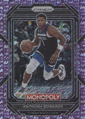 2022 Prizm Monopoly #53 Purple Money Shimmer /50