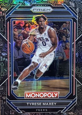 2022 Prizm Monopoly #69 Black Icons