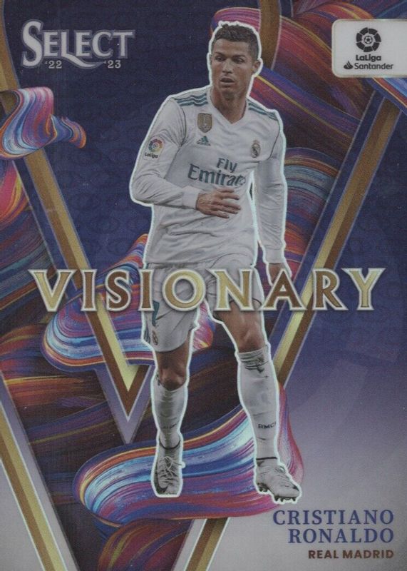 Cristiano Ronaldo 2022 Select La Liga #2 Visionary /(SSP) BGS 10 PRISTINE