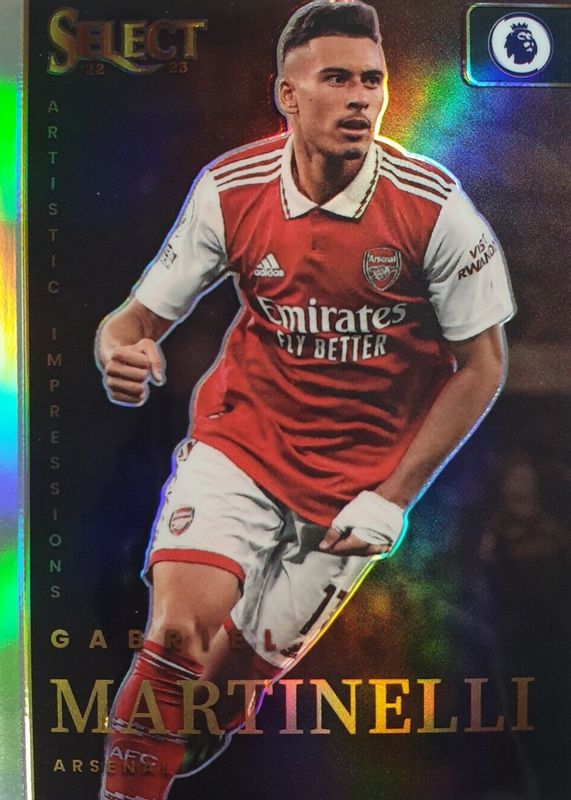 Gabriel Martinelli 2022 Select Premier League #24 Artistic Impressions /(SSP) BGS 10 PRISTINE