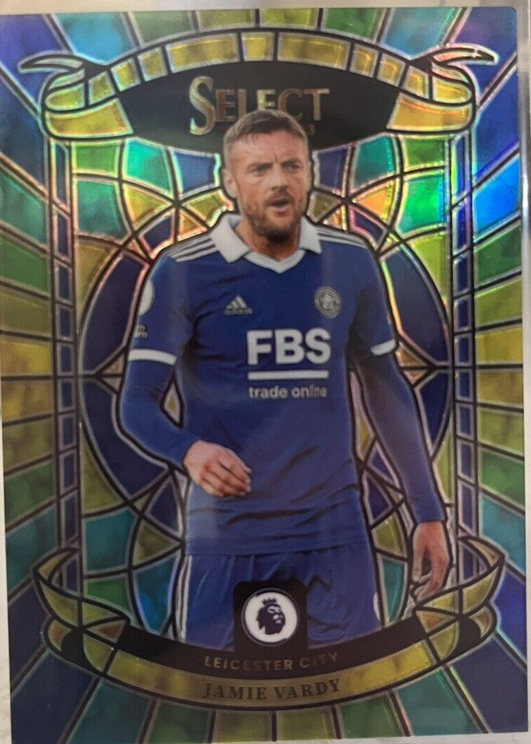 Jamie Vardy 2022 Select Premier League #15 Stained Glass /(SSP
