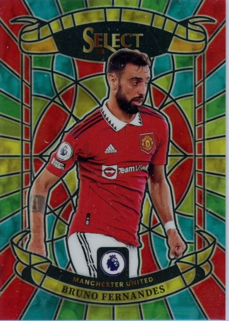 Bruno Fernandes 2022 Select Premier League #8 Stained Glass