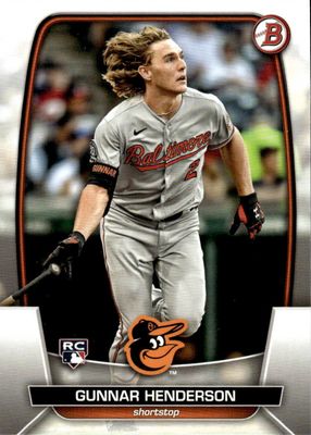 Gunnar Henderson 2019 Bowman Draft #CDA-GH Chrome DP Auto