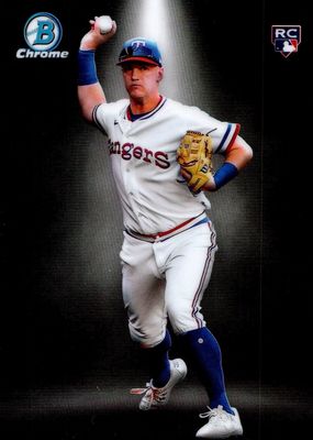 Josh Jung 2025 Topps #117 Golden Mirror Image Variation