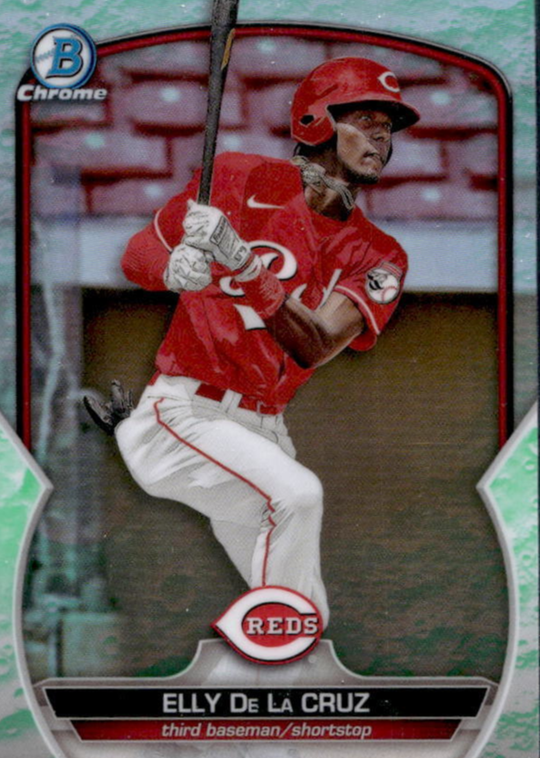 Elly De La Cruz 2023 Bowman #BCP-65 Chrome Prospects - Lunar Glow