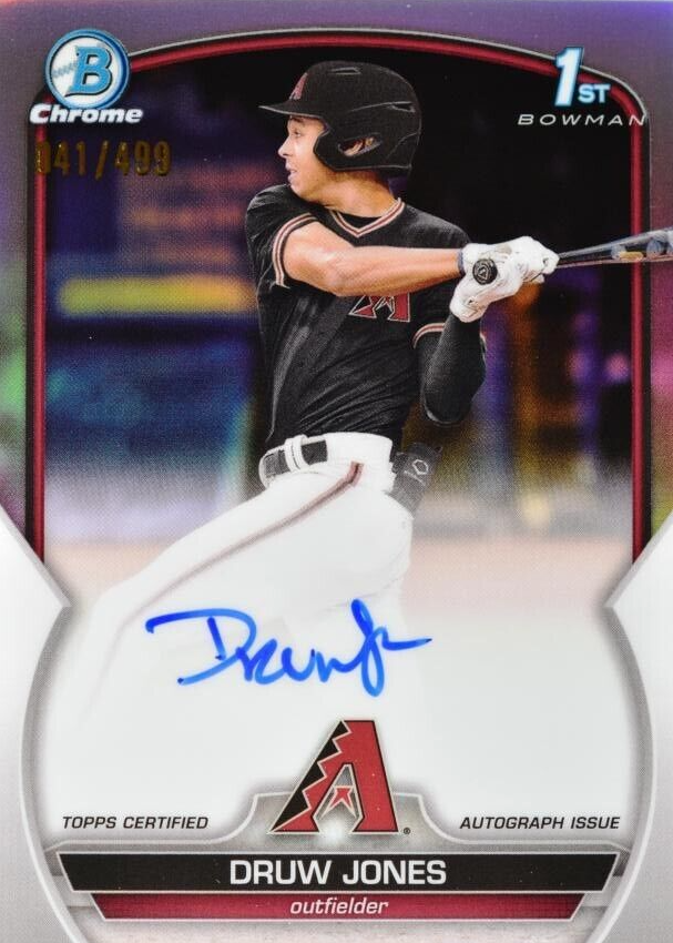 Druw Jones Baseball Cards Price Guide - Sports Card Investor