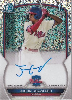 2023 Bowman #CPA-JC Chrome Prospect Auto - Speckle Refractor /299 (1st)