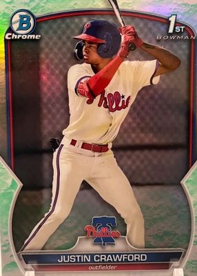 2023 Bowman #BCP-3 Chrome Prospects - Lunar Glow Refractor (1st)