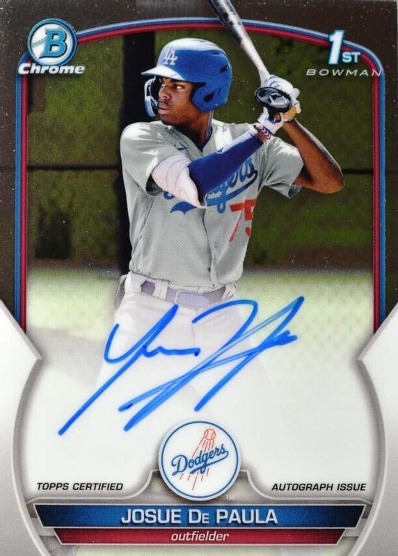 2023 Bowman #CPA-JDE Chrome Prospect Auto (1st)