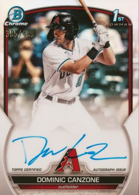 2023 Bowman #CPA-DC Chrome Prospect Auto (1st)