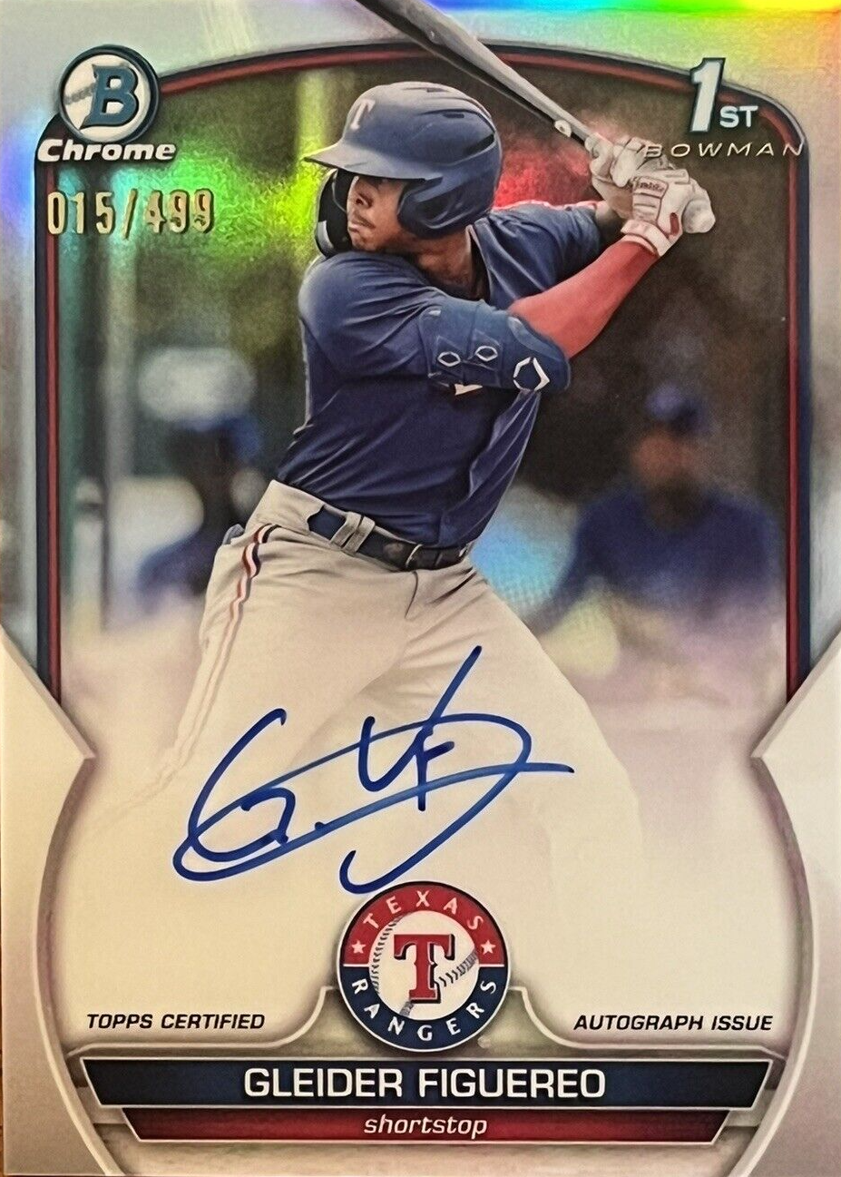 【限定150枚】Gleider Figuereo　auto 1st Gleider Figuereo Baseball Cards Price Guide - Sports Card
