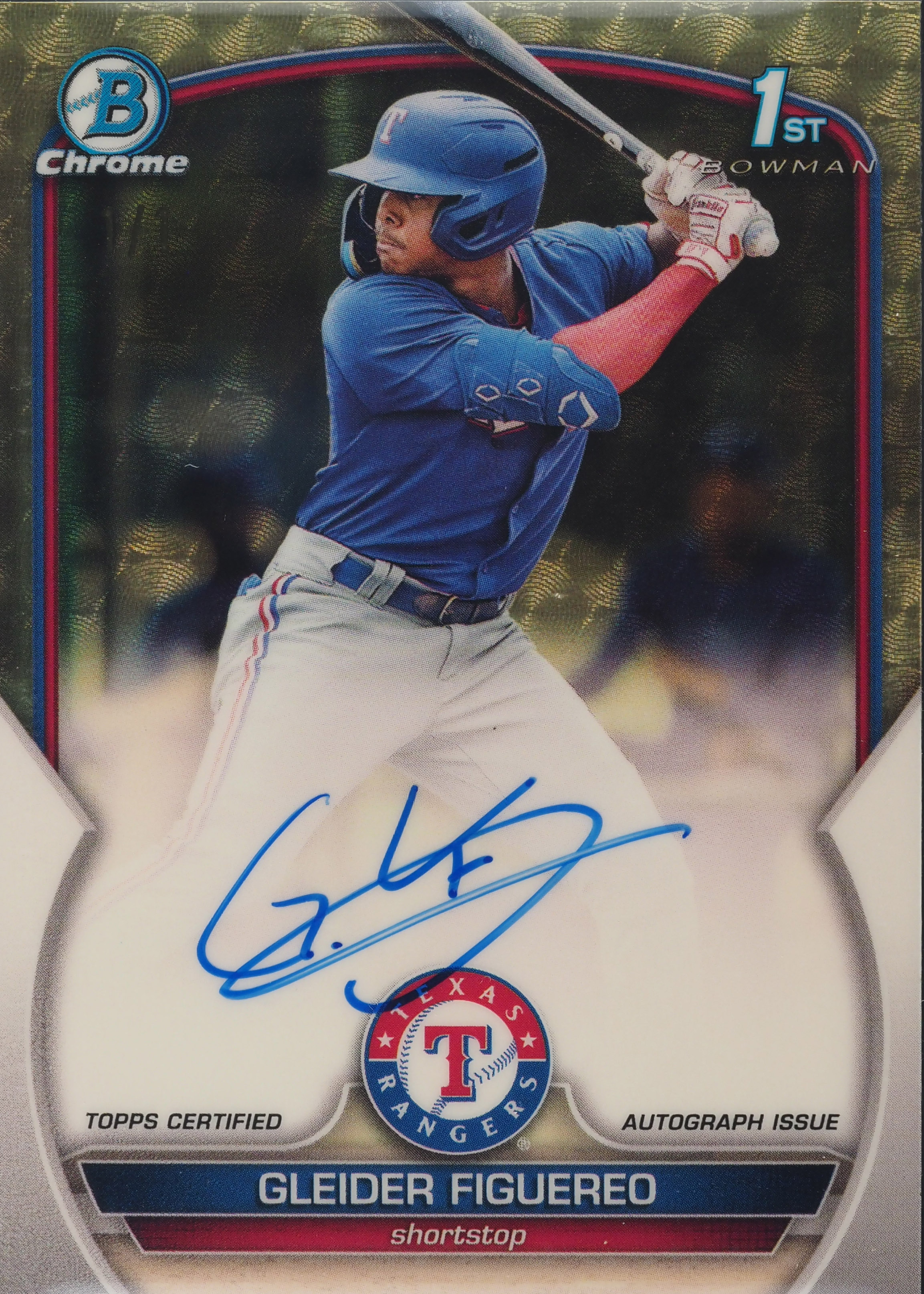 【限定150枚】Gleider Figuereo　auto 1st 5784_9759_2952_CPA_GF_1st