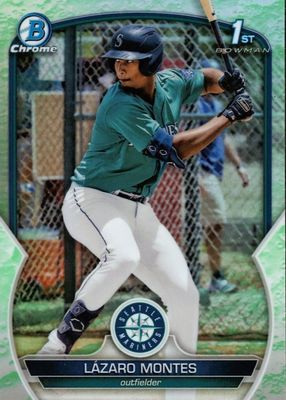 2023 Bowman #BCP-58 Chrome Prospects - Lunar Glow Refractor (1st)