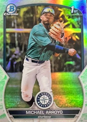 2023 Bowman #BCP-63 Chrome Prospects - Lunar Glow Refractor (1st)