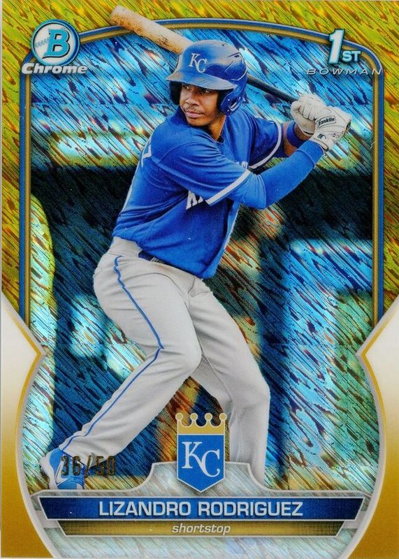 Lizandro Rodriguez 2023 Bowman Mega Box Chrome Prospects - Gold Mojo  Refractor #BCP-47 Price Guide - Sports Card Investor