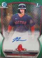 Roman Anthony 2023 Bowman #CPA-RA Chrome Prospect Auto