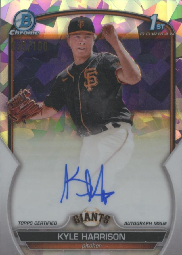 KYLE HARRISON PANINI PRIZM auto 自筆 /99シリ KYLE HARRISON PANINI PRIZM auto 自筆 /99シリ