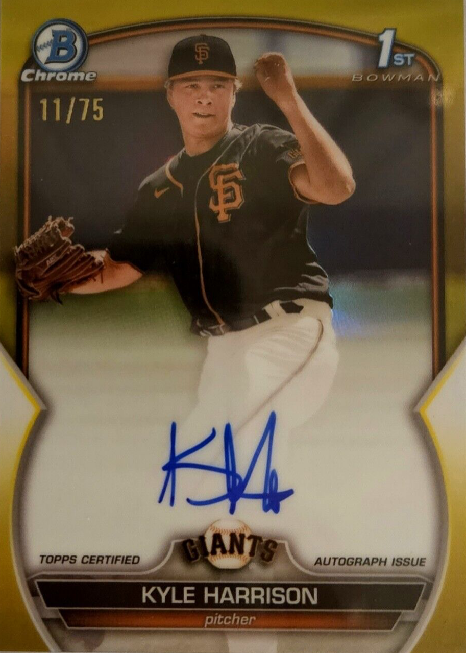 KYLE HARRISON PANINI PRIZM auto 自筆 /99シリ KYLE HARRISON PANINI